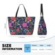 thumbnail image 4 of Fotbe Floral Bolsa de Viaje para Playa - Resistente al Agua, Bolsa Tote de Gran Capacidad y Ligera con 7 Bolsillos para Mujeres y Hombres, 4 of 7