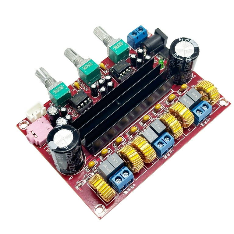 海外限定スパイク販売 KGOTA XH-M139 2x50W 100W 2.1 Channel Digital Subwoofer Power LabInstruments&Equipment