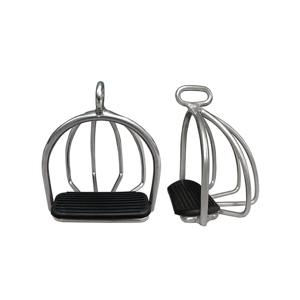 Jaula equitación estribos ligero antideslizante deportes ecuestres almohadilla de goma para 115x33 cm kusrkot Estribo de equitación