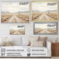 thumbnail image 4 of Designart "Atmospheric Highway View I" Road Floater Framed Wall Art Living Room, 4 of 5