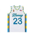 thumbnail image 5 of Camisetas de baloncesto de la escuela secundaria LANEY 23 SPACE JAM Jersey Costura bordado Ropa deportiva al aire libre de alta calidad Azul Blanco amarillo, 5 of 5
