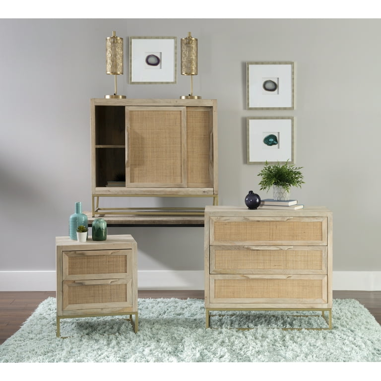 Blaire 50 Double 3-Drawer Storage with Shelves