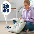 thumbnail image 3 of 5 Sheets Down Jacket Repair Patches, Self-Adhesive Waterproof Lightweight Polyester Repair for Clothing Down Jacket Tearing Bags Umbrella Holes (Blue), 3 of 7