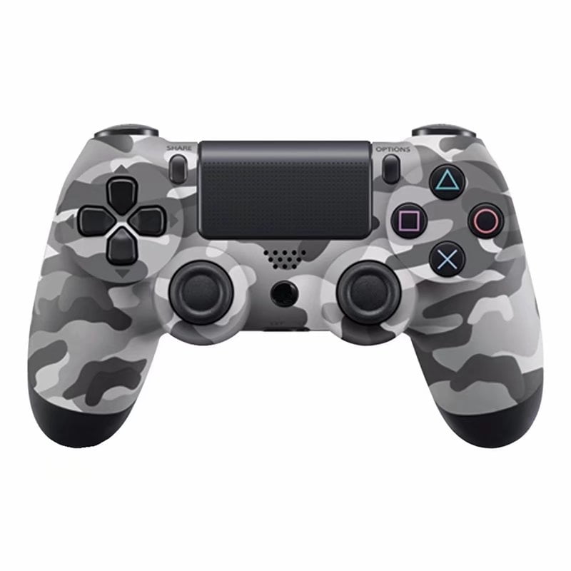 Camouflage Gray PS4 Wireless Vibrate 