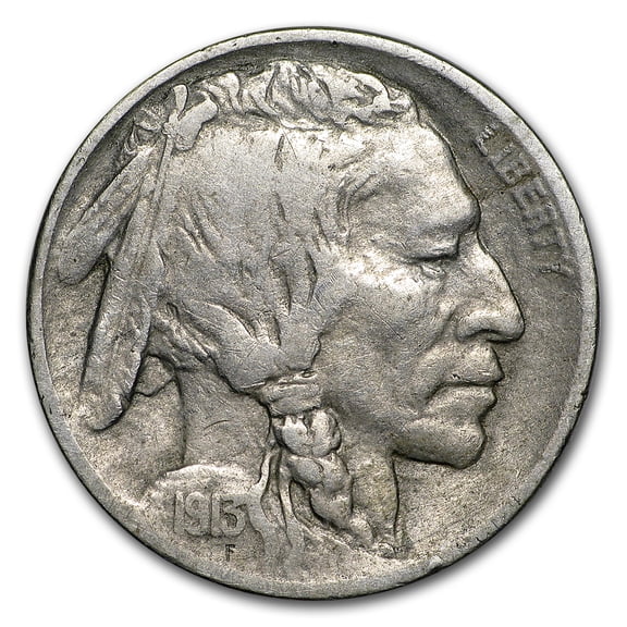 1913-D Type-II Buffalo Nickel VF