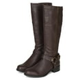 thumbnail image 5 of Soda Salsa-H New Women PU Tri-Strap O-Ring Buckle Zipper Knee High Riding Boot, 5 of 5