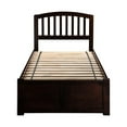 thumbnail image 6 of Richmond Twin Platform Bed with Flat Panel Foot Board and 2 Urban Bed Drawers in Espresso, 6 of 8