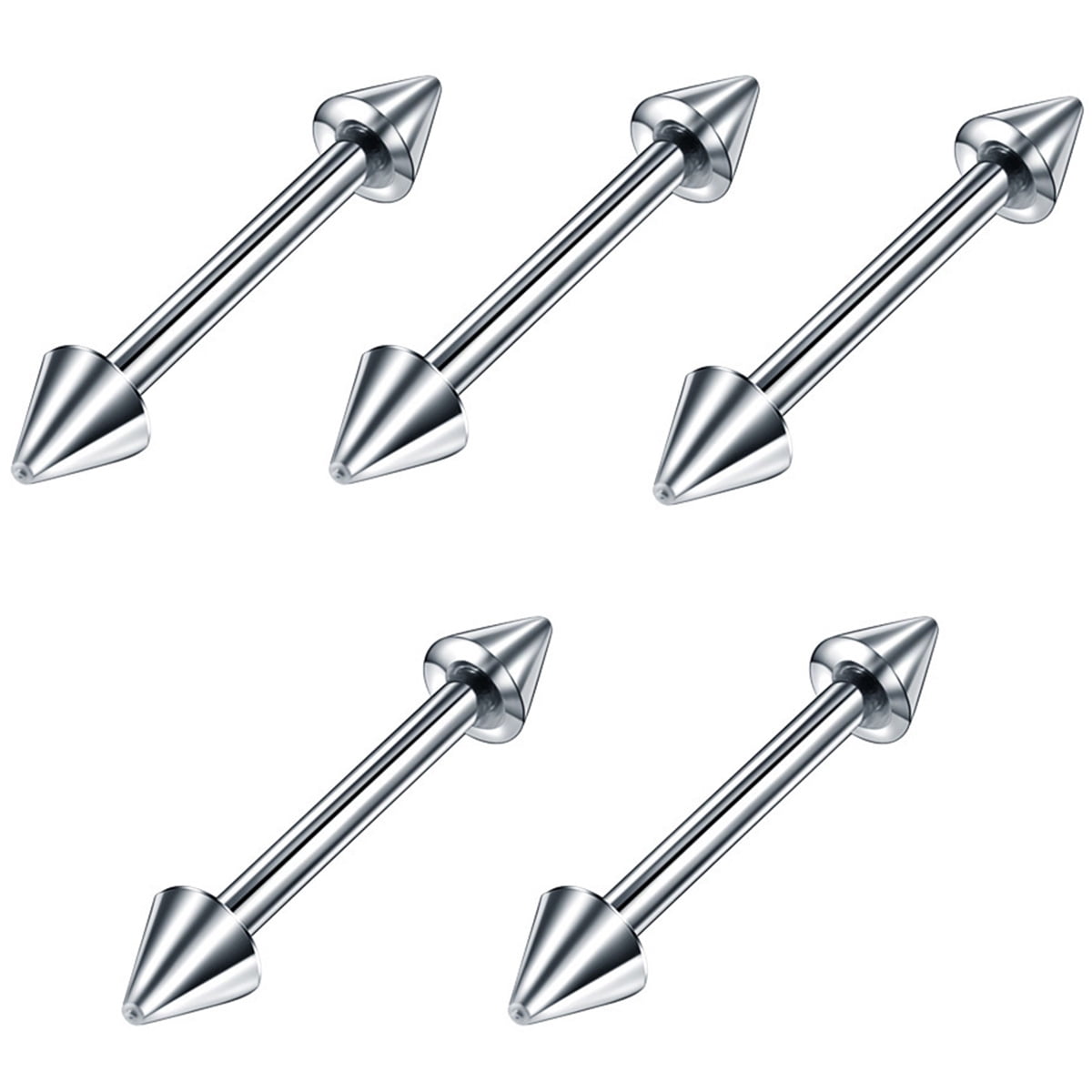 Hvxrjkn 79pcs Piercing Jewelry Kit Pro Piercing Kit 316L Stainless Steel Body Septum Piercing Kit 16G Belly Ring Tongue Tragus Nipple Nose Eyebrow Piercing Tools Piercing Needles Clamps