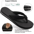 thumbnail image 5 of Ecetana Flip Flops for Women Comfort Yoga Mat Summer Beach Thong Sandals with Arch Support, 5 of 8