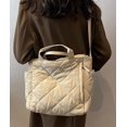 thumbnail image 3 of Kukuzhu Hobo Bag for Women Puffer Bag Quilted Down Cotton Padding Totes Shoulder Crossbody Bag Handbag Purse, 3 of 7