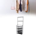 thumbnail image 1 of 5 Tier Coat Shoe Rack, Entryway Coat Rack with Hooks, Metal Dust Proof Ample Space Coat Shoe Organizer for Entryway Dormitory, 1 of 7