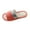 Red, variant on Mepaouo Womens Mens Unisex Home Slippers Linen Cotton Open Toe Soft Non Slip Summer Beach Slides