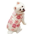thumbnail image 3 of BAIANNAN Autumn and winter new plush flower cat and dog universal thickened warm and cold pet vest, 3 of 4