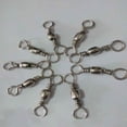 thumbnail image 2 of Toystoory Conectores giratorios de pesca de 100 piezas, conectores de acero al carbono rodantes, reemplazo de agua dulce, anillo de 12-27mm, Pescar Negro Talla 9, 2 of 5