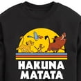thumbnail image 3 of The Lion King - Hakuna Matata - Sunshine - Toddler & Youth Crewneck Fleece Sweatshirt, 3 of 5