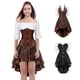 thumbnail image 2 of Ropa Steampunk Disfraz Steampunk para mujer Vestido con corsé debajo del busto Blusa renacentista de talla grande Disfraz de pirata medieval para Halloween, 2 of 5