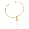 thumbnail image 2 of Set tres pulseras doradas CYRA con dijes de estrellas, 2 of 3