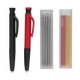thumbnail image 3 of Carpenter Pencil Set, Hand Tool Deep Hole Clip Design Marker Pencils  For Woodworking, 3 of 8
