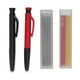 thumbnail image 2 of Lápices Marcadores ANGGREK Diseño de Clip Punta Larga Lápiz de Carpintero Portátil Herramienta de Mano Agujero Profundo Rojo Amarillo Negro, 2 of 8