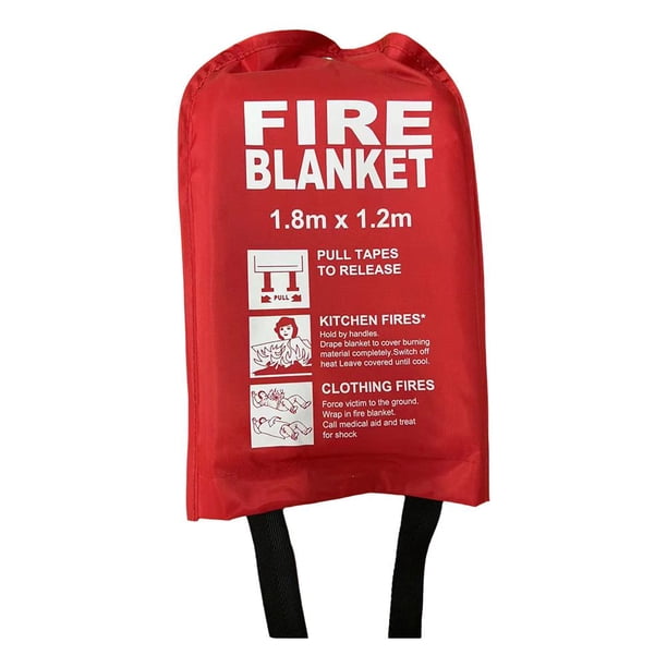 1 manta ignífuga grande de fibra de vidrio, la mejor manta ignífuga para extinción de incendios R6F5