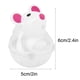 thumbnail image 5 of Pet Cat Dog Dispensador de Alimentos Ratones Vaso Alimentador de Fugas Juguete de Bola de Diseño Lento Blanco ANGGREK Otros, 5 of 8