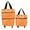 B, variant on Portable Rolling Grocery Shopping Bag with Wheels,Foldable Floral Market Tote for Daily Errands Storage Display Gift