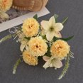 thumbnail image 4 of RuiJiao Artificial Flowers, Wedding Centerpieces Decor, Bouquet Fake Flower, Bouquet for Bridal Bouquets,Party Table Gravesites Fall Floral Arrangements, Home Decoration, 4 of 5