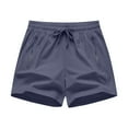 thumbnail image 2 of Roncen Women's Letter-Printed Casual Shorts - High-Waisted Elastic Waist with Zippered Pockets & Adjustable Tie-Waist Design, 2 of 9