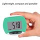 thumbnail image 5 of Medidor de Contador de Pasos Soidarity Podómetro LCD con Ajuste de Clip de Cinturón Verde Claro, 5 of 6