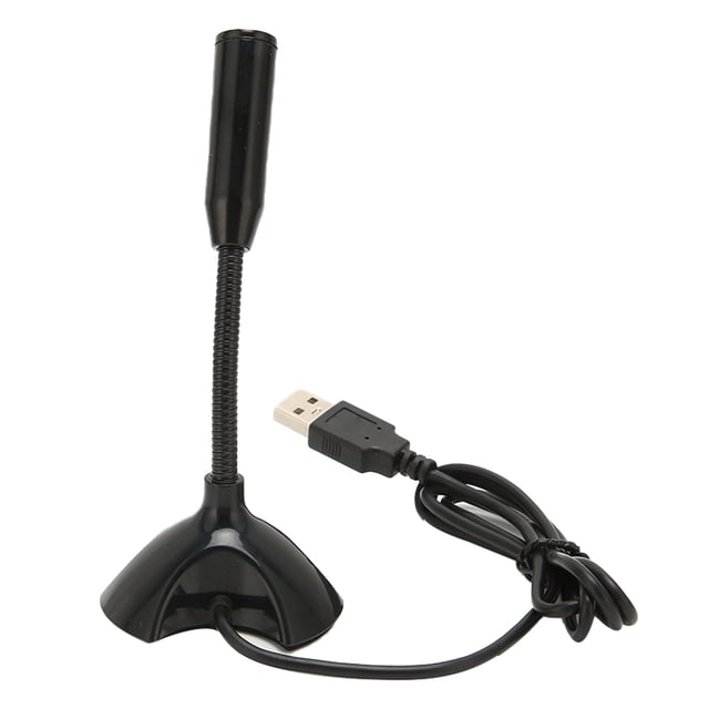 Micrófono De Condensador Para Computadora, Plug And Play Mini USB Micrófono De Escritorio Omnidireccional Cancelación De Ruido Alta Sensibilidad Para Cantar En La Web Para