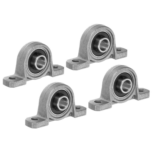 Uxcell 5/16" Pillow Block Bearing, Vertical Inner Bore Ball Housing Mounted 4 Pcs