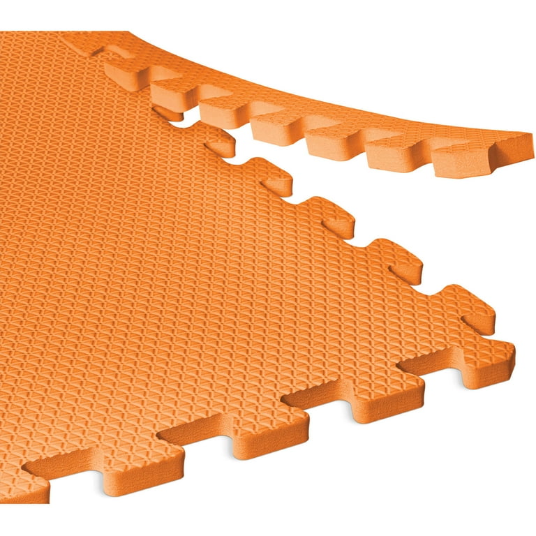 Norsk 24 sq ft Interlocking Foam Floor Mat, 6-Pack, Orange Norsk 24 sq ft Interlocking Foam Floor Mat, 6-Pack, Orange