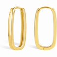 thumbnail image 1 of Chenchen Sterling Silver Rectangle Hoop Earrings for Women Silver Geometric Rectangle Hypoallergenic Earrings Square Hoops Earring, 1 of 1