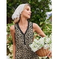 thumbnail image 2 of Ekouaer Nightgowns for Women Cotton Night Gowns Tank Night Shirts Sleeveless Sleep Dress Button Sleep Shirts Henley Sleepwear, 2 of 6