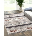 thumbnail image 4 of Rugs.com Eco Southwestern Collection Rug – 2' x 3' Gray Medium Rug Perfect For Entryways, Kitchens, Breakfast Nooks, Accent Pieces, 4 of 9