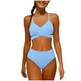 thumbnail image 2 of Juslio Girls Swimsuit Cute Two Piece Bikini Sets Quick Dry Beach Kids Swimsuits Sizes 7, 2 of 9