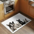 thumbnail image 2 of Dogs Entryway Rug 2'x3'&nbsp; Non Slip Front Door Mats, Modern Art Lovely Animals Farmhouse Entrance Rugs Indoor Outdoor Carpet, Washable Floor Mats Small Area Rug for Bedroom Kitchen, 2 of 8