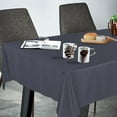 thumbnail image 3 of Rectangle 100% Cotton Tablecloth - Pack of 6 - Dark Grey Solid (54 x 70 Inch) Table Covers for Dinnings, Weddings, Banquet & Parties - 400TC Table Runners & Linen, Wrinkle Free and Ultra Soft., 3 of 5