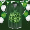 thumbnail image 2 of toraway T Shirts for Men Graphic Anime 4th of July Male Holiday Printed Four Leaf Printed Green Short Sleeved Shirt Men T Shirts V Neck M, 2 of 3