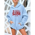 thumbnail image 3 of Sleigh All Day Hoodie Funny Christmas Sleigh Hoodies Casual Xmas Holiday Shirts Sleigh All Day Sweatshirt, 3 of 6