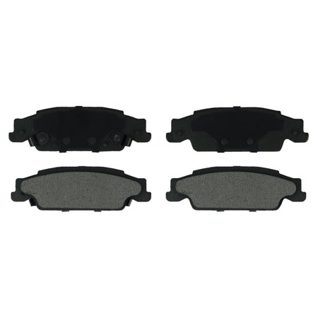Gridiron Brakes Ceramic Rear Brake Pad Set Driver and Passenger Side - ID922 (Replaces Part# D922)