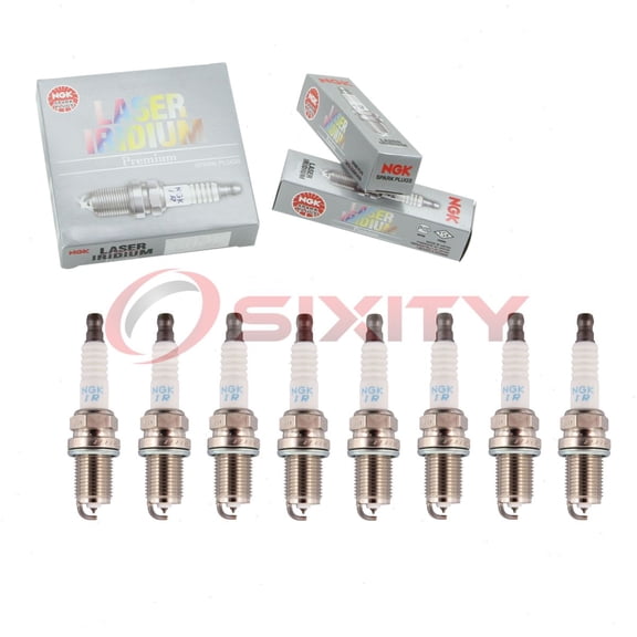 8 pc NGK 96416 Laser Iridium Spark Plugs for Ignition Wire Secondary