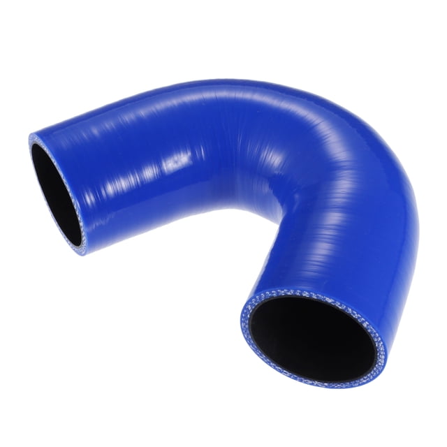 Manguera de silicona Unique Bargains 51 mm Codo reductor 135 grados azul