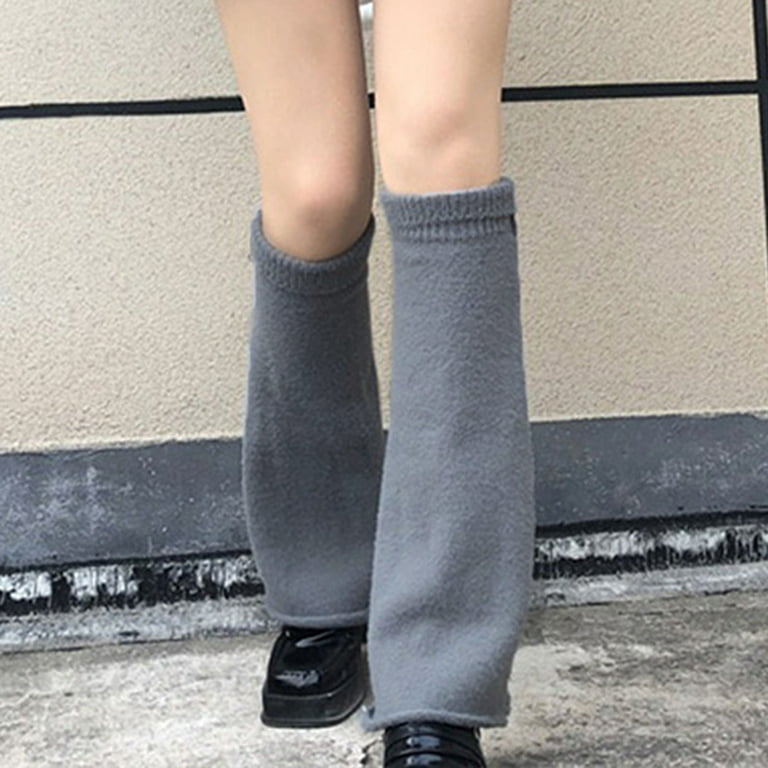 D-GROEE 1 Pair Leg Warmers for Women Girls Flared Leg Warmer for Party  Knitted Fall Winter Socks