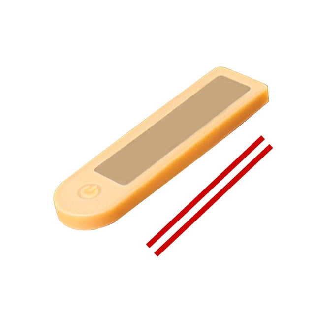 Speravity Protector de silicona para panel de patinete eléctrico, cubierta impermeable para salpicadero, accesorio portátil y ligero, naranja Type1 NO1