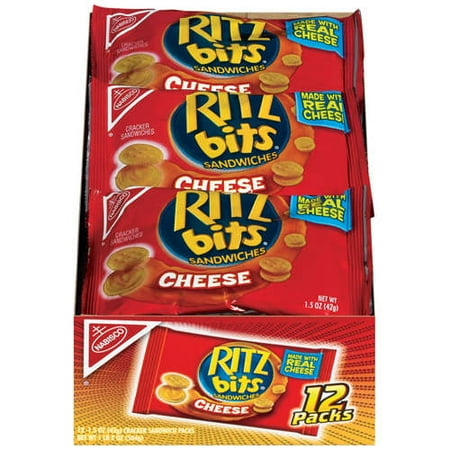 Nabisco Ritz Bits: Cheese 12 Pk Cracker Sandwiches, 18 oz