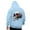Light Blue, variant on Mens Hoodies Sweatshirt Pullover Halloween Skull Graphic Loose Hooded Mens Work Clothing,Brown,M
