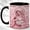 Black, variant on Pink Virgin Mary with Child Coffee Mug, Catholic Art Mug, Ceramic 11 oz