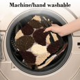 thumbnail image 4 of Dvkptbk Bathroom Water Absorbing Door Mat Convenient Machine Wash Lightweight Fabric Water Absorption Non Slip Floor Mat, 4 of 6