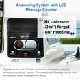 thumbnail image 4 of BL102 DECT 6.0 Cordls Phone for Home with Answering Machine, Call Blocking, Caller ID Annouer, Audio Assist, Intercom, and Unsurpassed Range, Silver/Black, 4 of 5